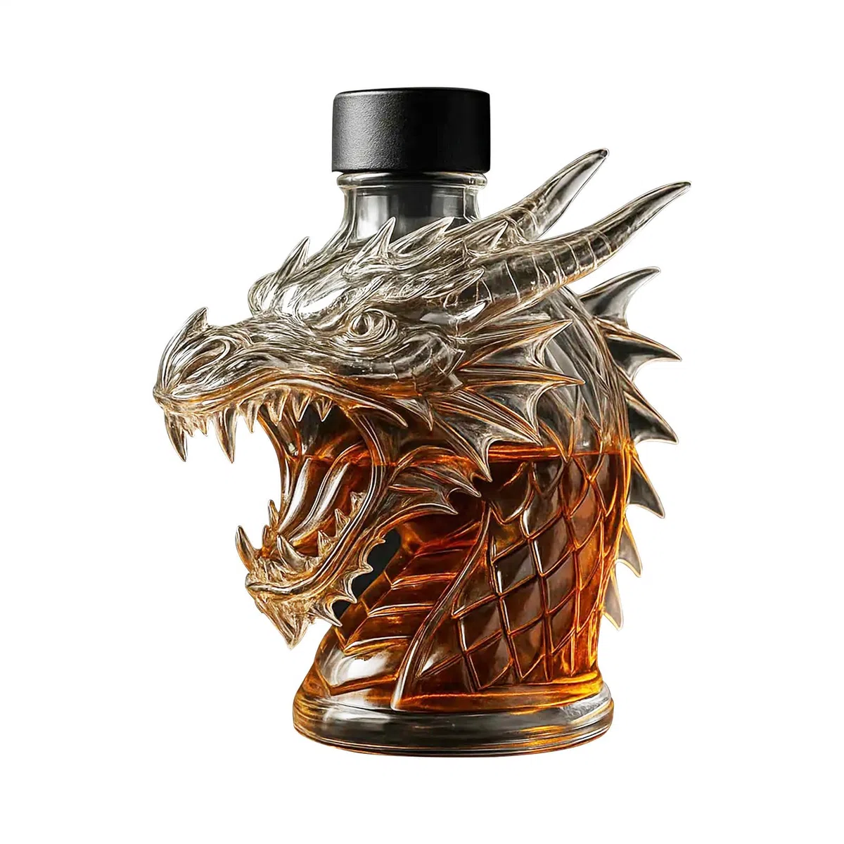 Generico Jarra In – Botella Whiskey Dragón Animal – Recipiente de colección para hombre vino tinto cerveza ideas regalo padre boda soltero