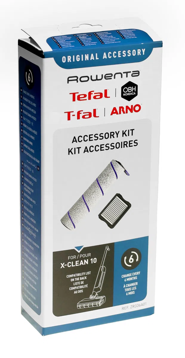 Kit de mantenimiento Accesorio para aspiradora X-Clean 10 ZR336A01 Rowenta