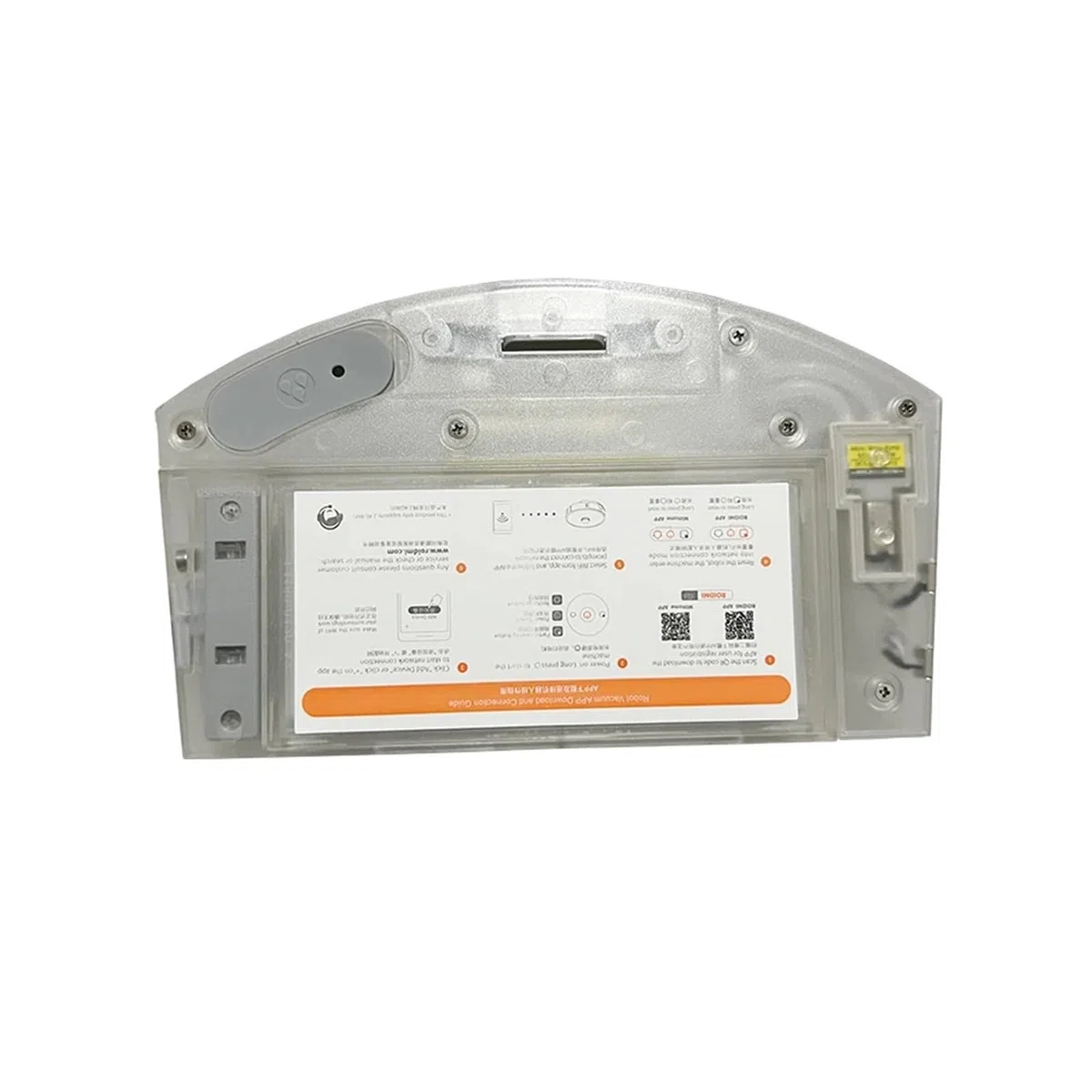 Depósito de agua eléctrico 2 en 1 con filtro de repuesto, compatible con Roidmi, Eve Plus, robot aspirador, barredora, accesorios de piezas (6 piezas)