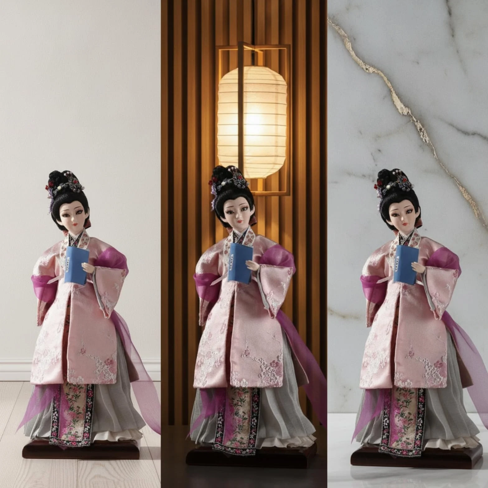 Figura Drama China corativo Estatuilla, Muñeca De Porcelana China Antigua - Cuatro Bellezas Talentosas Shangguan WAN Er