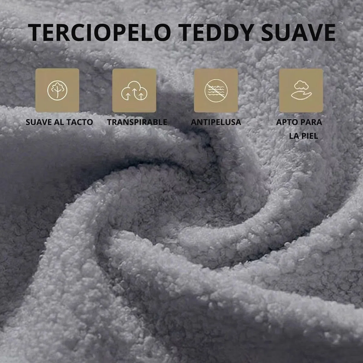 Silla Oficina con Respaldo Alto, Silla Escritorio para Trabajar Largas Horas, Tela de Peluche, Silla Oficina Ergonomica con Reposabrazos Abatibles, Ejecutiva Silla Gaming con Reposapies, Gris