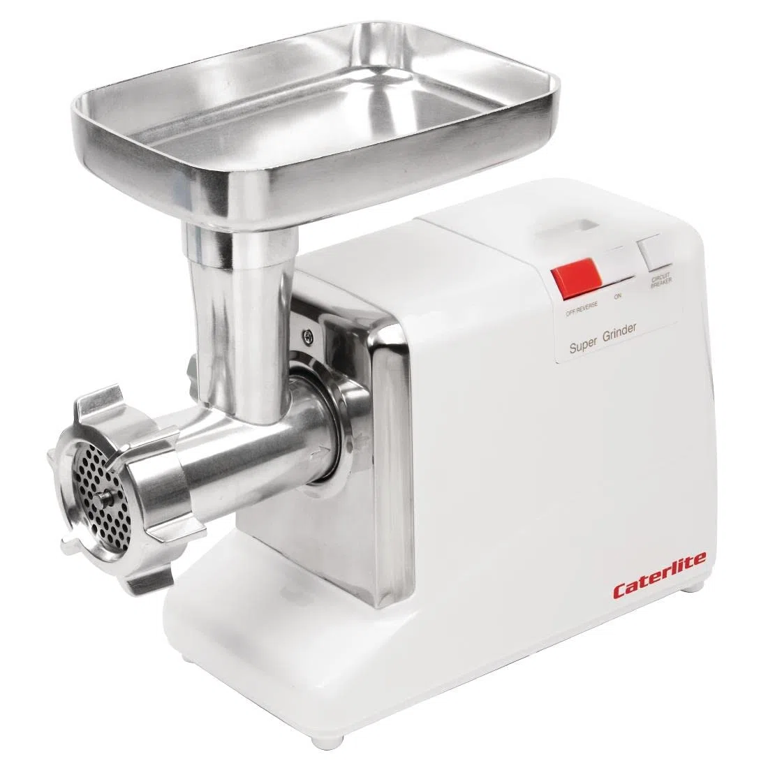 Caterlite Picadora de carne 280 mm x 385 mm x 310 mm Picadora eléctrica para restaurante comercial
