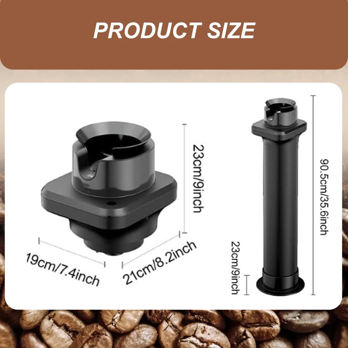 Limpiador De Portafiltros De Café De Escritorio, Revestimiento ExtraíBle, Mango De InduccióN con Arranque AutomáTico, Limpia Los Posos De Café En 3 Segundos, con 3 Cabezales De Limpieza