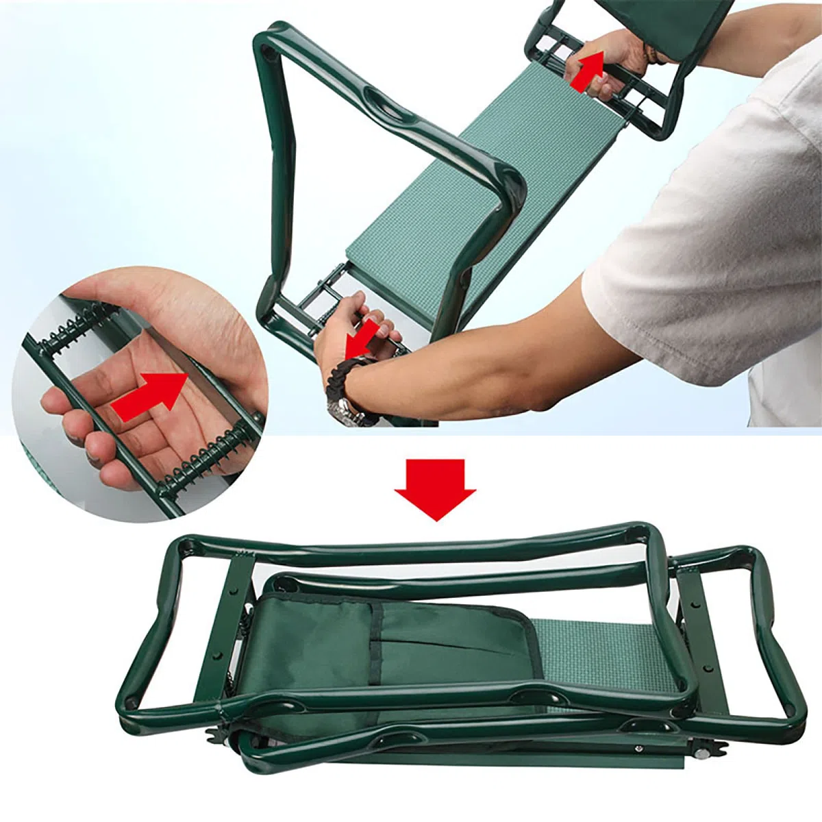 Rodillera y Asiento de jardín Resistentes, Almohadillas for Trabajar Rodillas, for arrodillarse Sentarse, for prevenir el Dolor Espalda