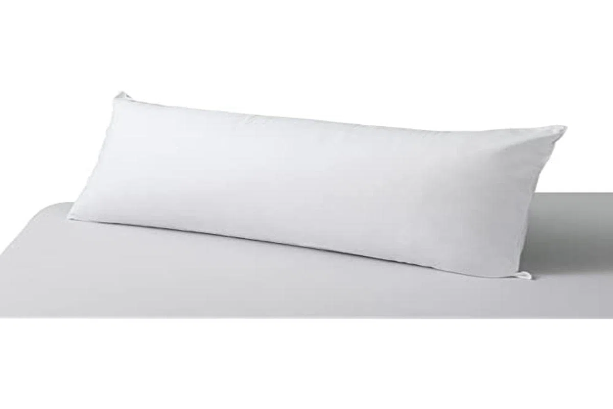 Savel - Almohada Antiácaros con Tejido de algodón | Firmeza Media | 40x150 cm