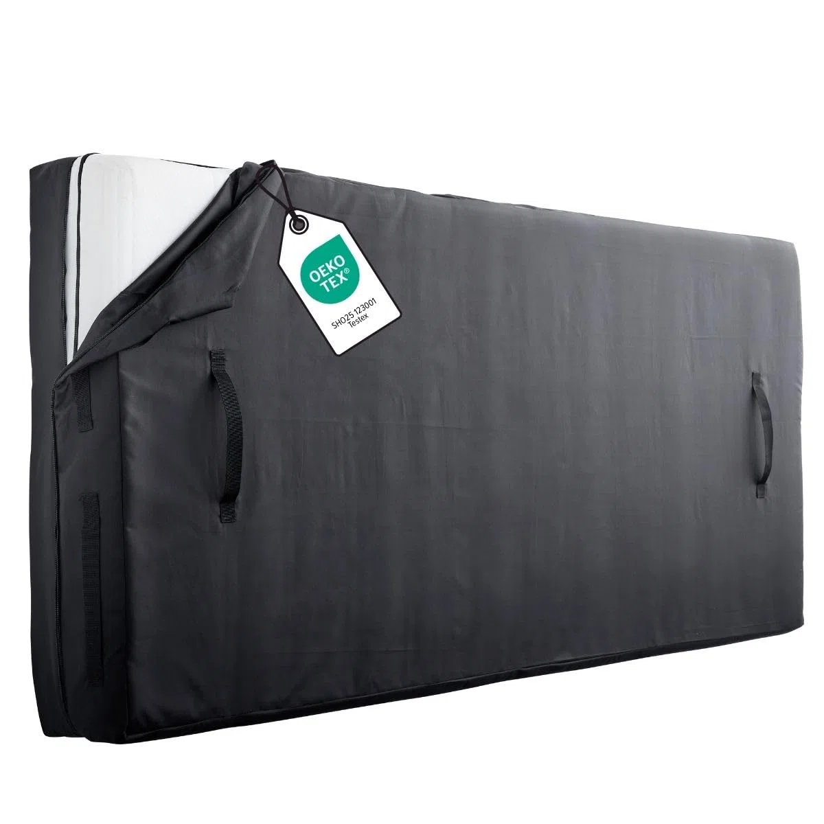 Dreamway - Funda de protección para colchón para mudanza y Almacenamiento - Funda de colchón 90x200 cm - Funda Impermeable con 4 Asas para un Transporte fácil - Certificada Oeko-Tex