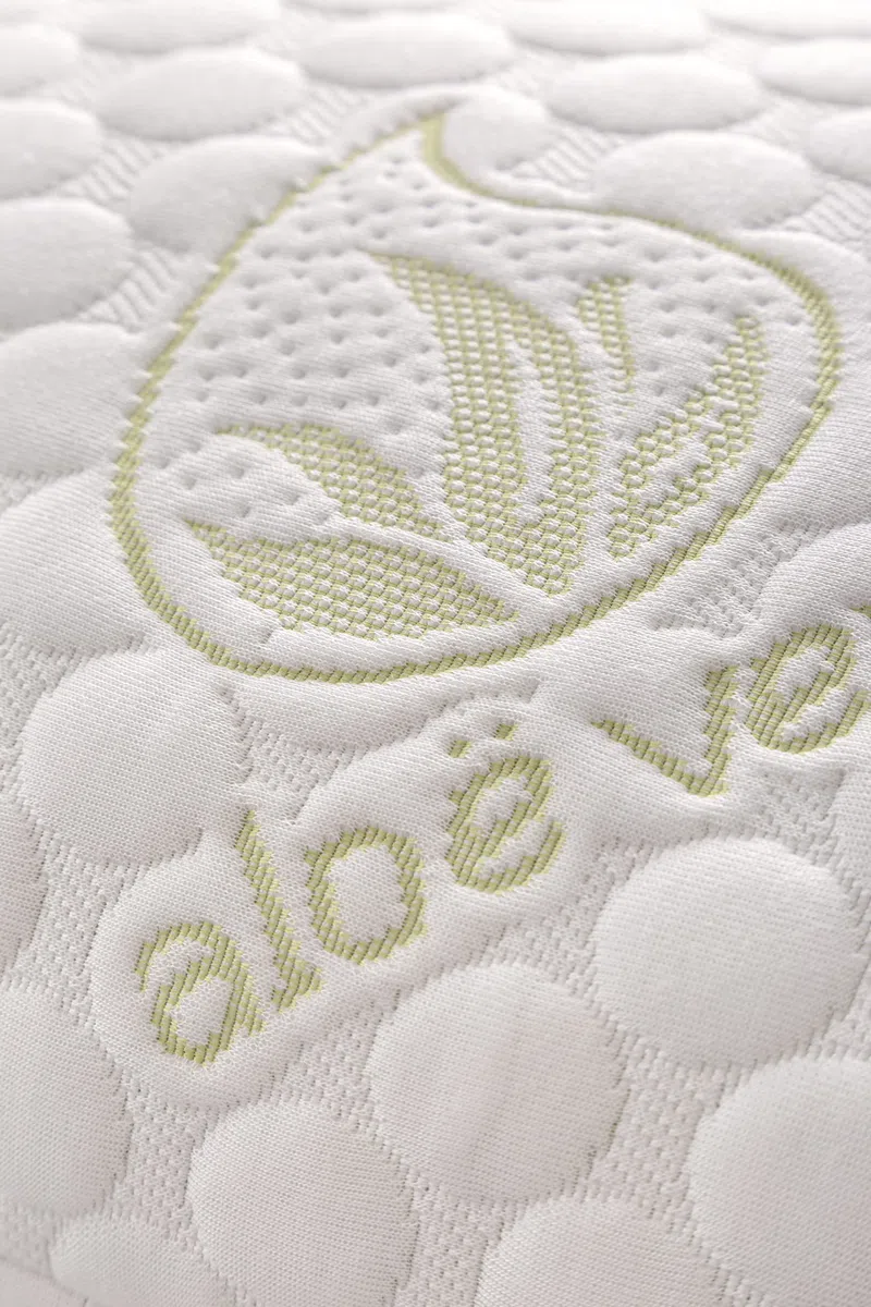 Todocama - Almohada viscoelástica Aloe Vera con Copos 100% viscoelásticos. Tejido Strech Aloe Vera. Termoregulable. Firmeza Media - Alta. Fabricado en España. (Pack 2 x 70 cm)