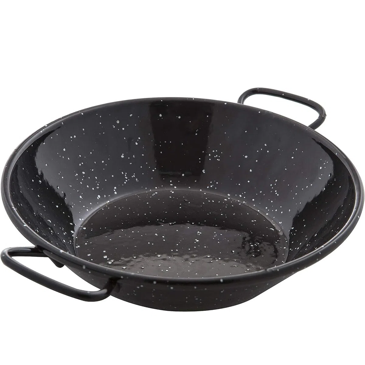 Garcima - Sartén Doble Honda Con Asas Esmaltada 50 cm.