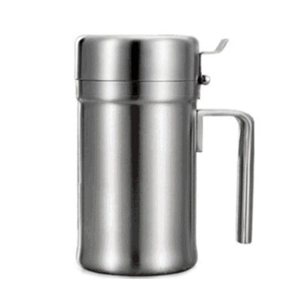 Botella de almacenamiento de aderezo para ensaladas con aceite a prueba de fugas, dispensador sin labios, vertido sin labios, recipiente de vinagre de cocina, botella de almacenamiento para cocina