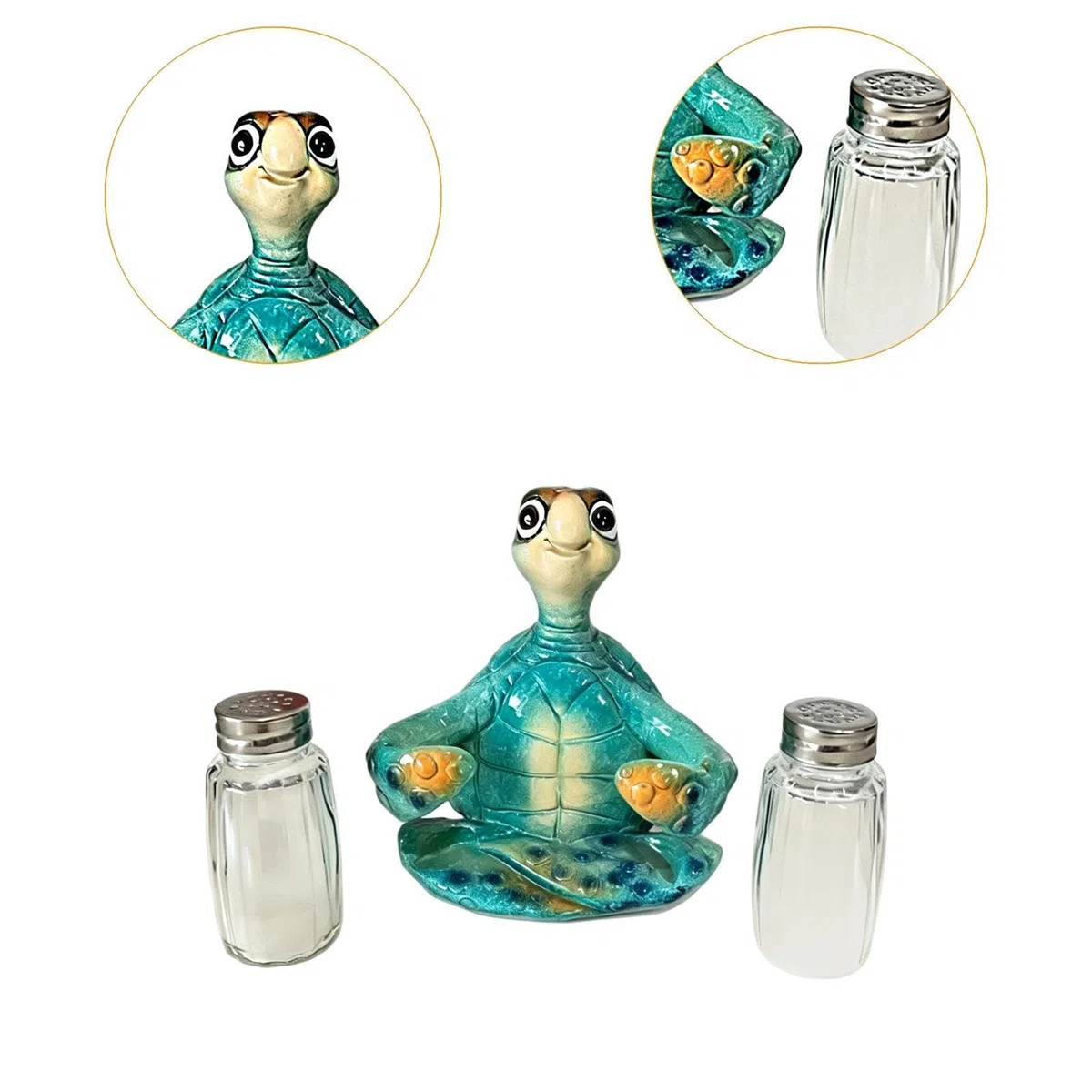 Y Recipiente Decorativo en Resina Sintética, Figura de Mesa con Temática Marina para Cocina, Restaurante, Sala de Estar, Regalo.