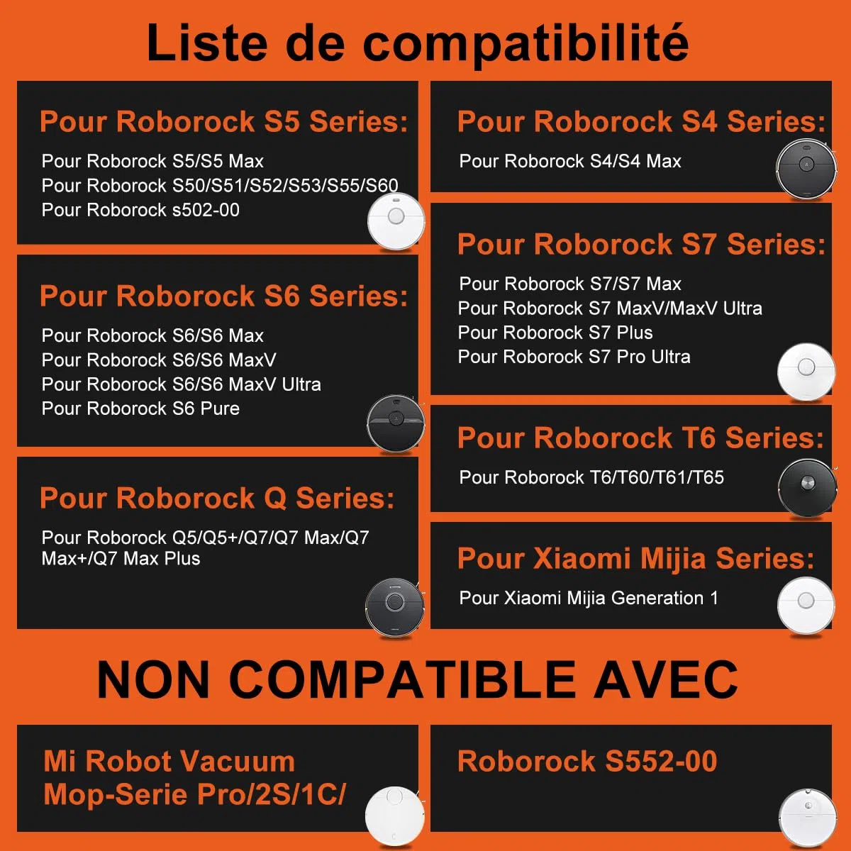 6500mAh 14,4V Pur Roborock s5 SSH SSH s50 s51 Xiaomi Robot Aspirador | Compatible con Roborock s5 s6 s7 s50 s51, compatible con Xiaomi Mi Robot Aspirador