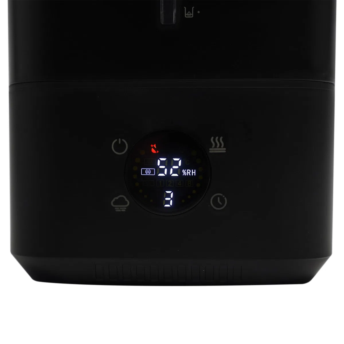 6L Smart Humidificador de aire para habitaciones grandes, niebla fría y caliente, para dormitorio, rango de control de humedad 45% – 90%, para dormitorio, habitación de los niños, plantas, apagado