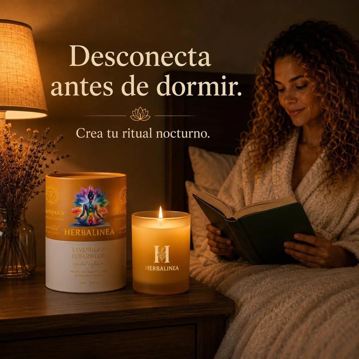 Vela Chakra de Soja 100% con Piedras Naturales y Flores Secas, Vela Aromática para Meditación, Yoga, Relajación y Decoración, Regalo Original, 160 g (Amarillo - Chakra Plexo Solar)