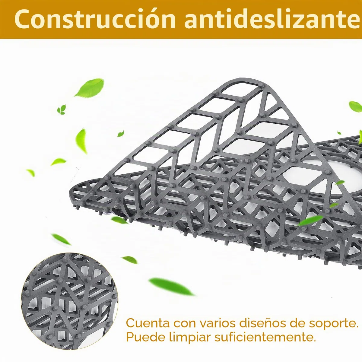 Alfombrilla de silicona para fregadero, protectora de fregaderos de cocina, antideslizante y optimizada para drenar el agua, Ideal para proteger el fregadero y mantener el orden en la cocina (66*35cm)