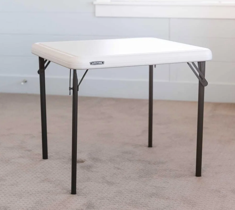 Lifetime 80425 Mesa Plegable Infantil, Crema, 61 x 61 x 54 cm