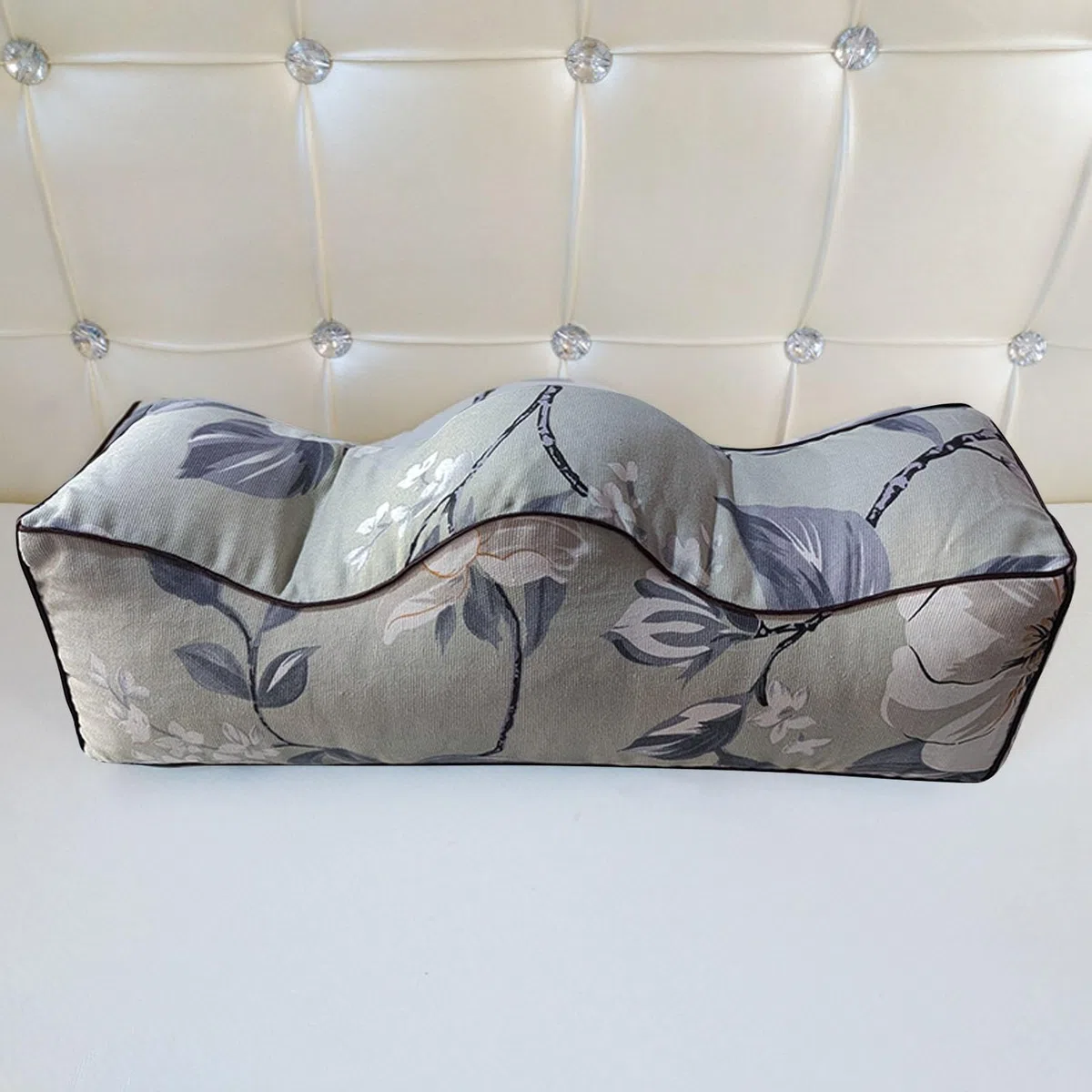 Almohada de Apoyo para piernas para Dormir | Almohada ortopédica para | piernas para dormir de lado y espalda | Cómodo cojín de espuma para la circulación sanguínea, elevación del pie y soporte de