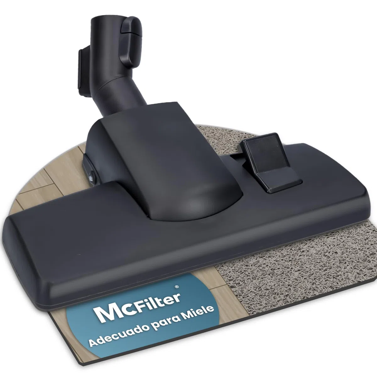 McFilter | Boquilla combinada adecuada para las aspiradoras Miele C1, C2, C3, S8000, S2, S3, S4, S5, S6 series, Complete, Compact, Classic, 35mm, función de enganche y aparcamiento conmutable