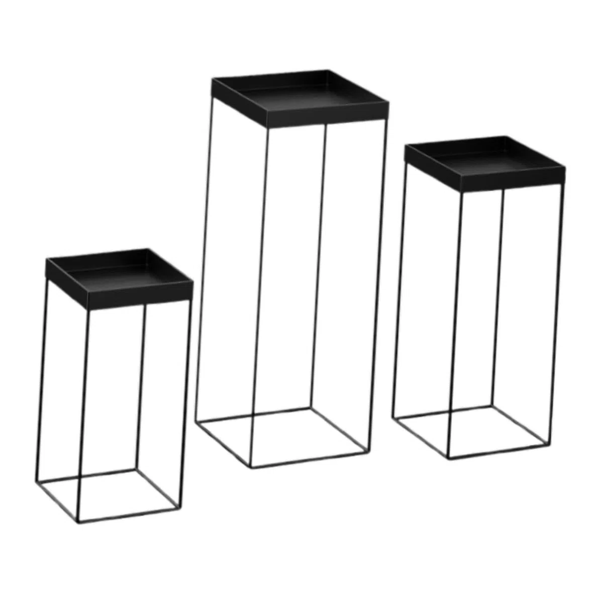 3 Soportes para Cupcakes, Bandeja para Servir Cupcakes, Expositor de Postres de Metal, Elevador de Cupcakes para Mesa, Cocina, Boda, Hogar, Cumpleaños, Negro, Individual