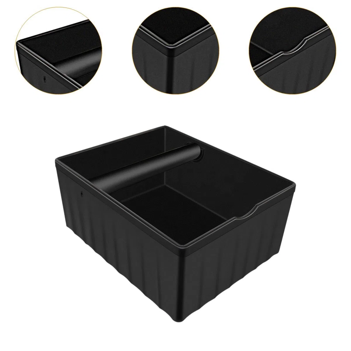 Milageto Coffee Bin Café de café Bin Gran Capacidad Despresso Bucket Espresso Container para el hogar de la Cocina