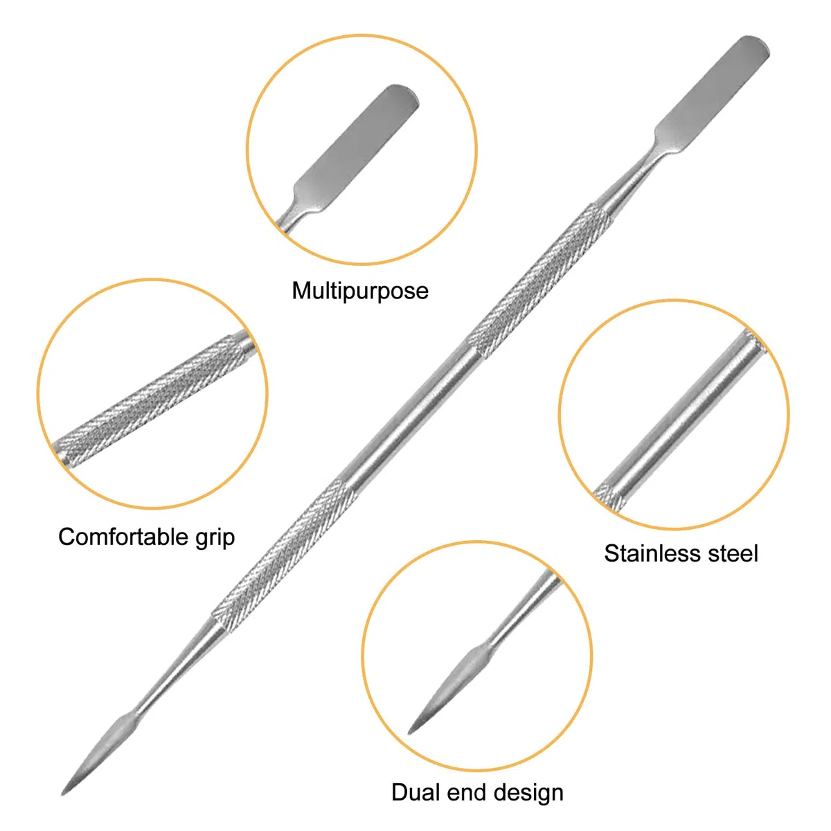 BORDEAG Herramientas para Tallar Cera,13 Piezas Tallado De Cera De Acero Inoxidable,Acero Inoxidable para Esculpir Arcilla Tallar,Herramientas De Modelado para Cera,Esculturas,Mdelado Y Detalles