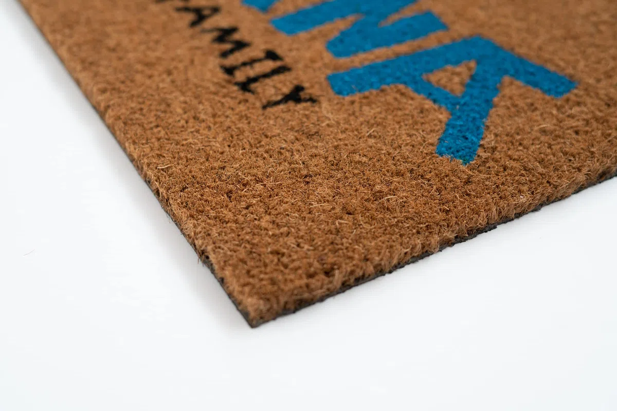 Grupo Erik Felpudo Disney Stitch Ohana - Felpudo entrada casa originales 40 x 60 cm - Alfombra entrada casa exterior antideslizante - Fabricado en fibra de coco - Productos con licencia oficial
