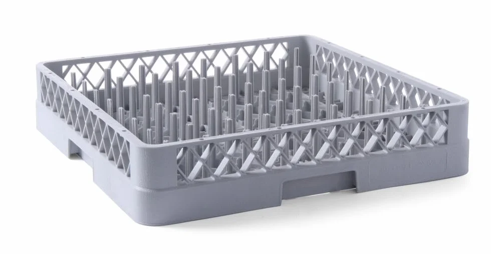 HENDI Cesta de lavavajillas para platos - 500x500x(H)100 mm