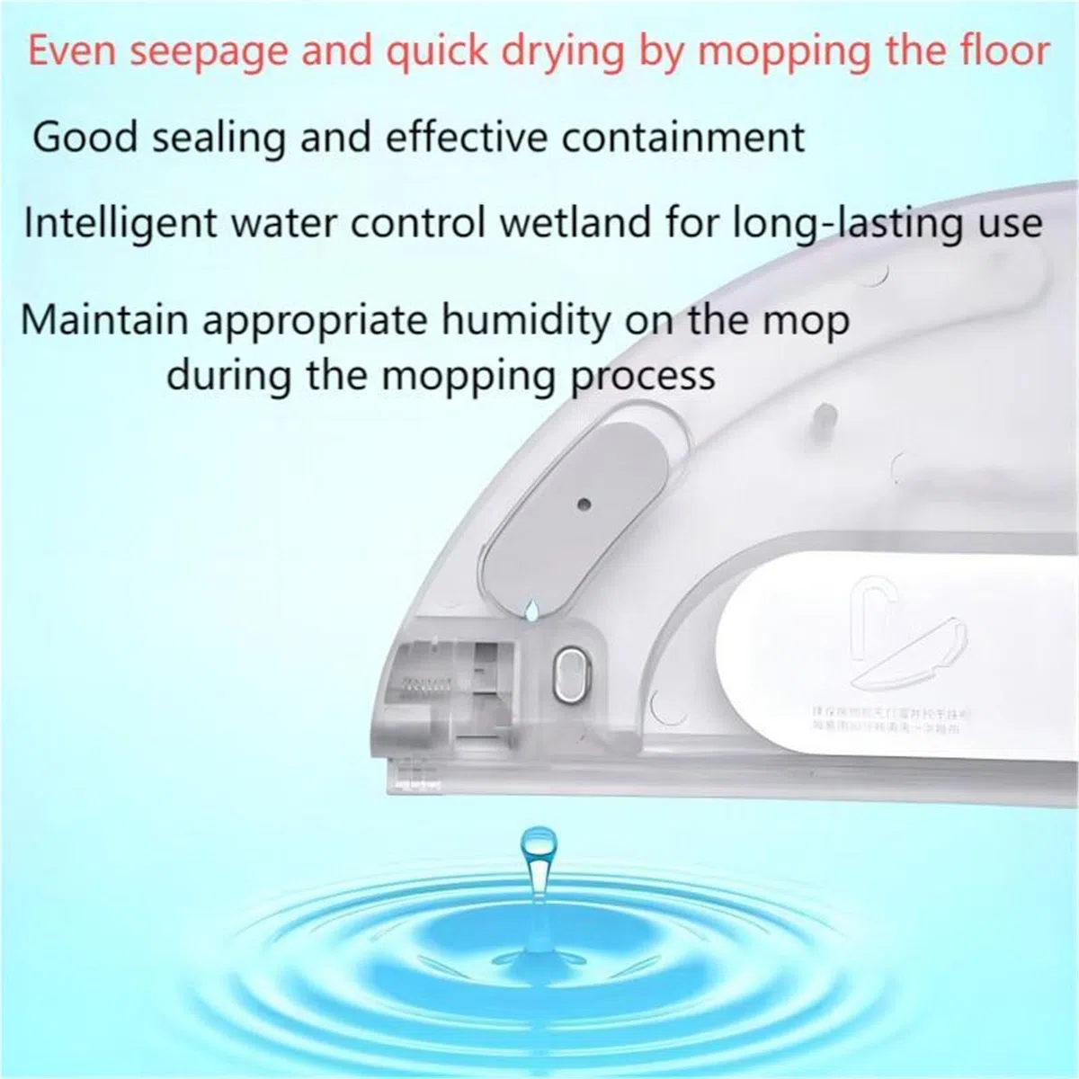 Compatible con Dreame, Accesorios For Robot Barredor F9, Tanque De Agua con Control Eléctrico Especial, Nuevo Tanque De Agua.(2pcs Tank White)