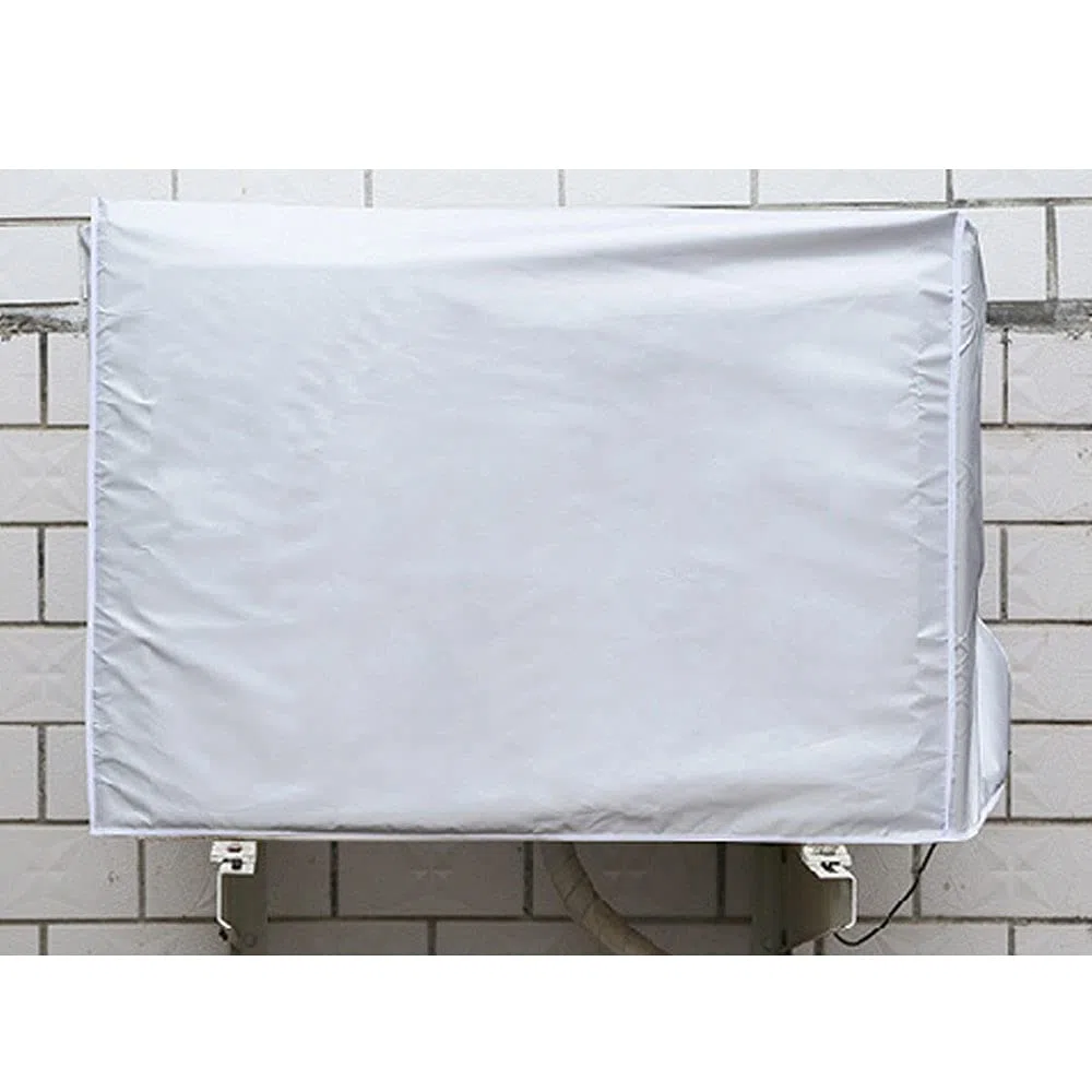 Cubierta de aire acondicionado para exteriores, antipolvo y nieve, impermeable, protector solar para ventana, aire acondicionado para el hogar (grande, 1,5P-96 x 68 x 38 cm)