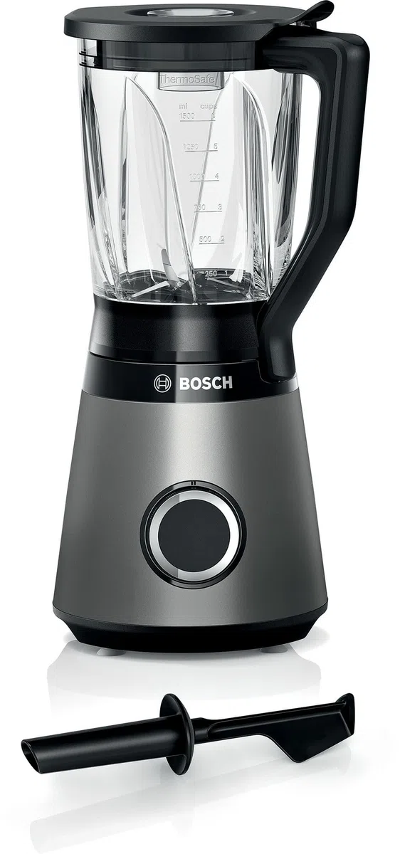 Bosch - Batidora de vaso, VitaPower, Serie 4, Jarra ThermoSafe, 1200 W, Acero, MMB6172S