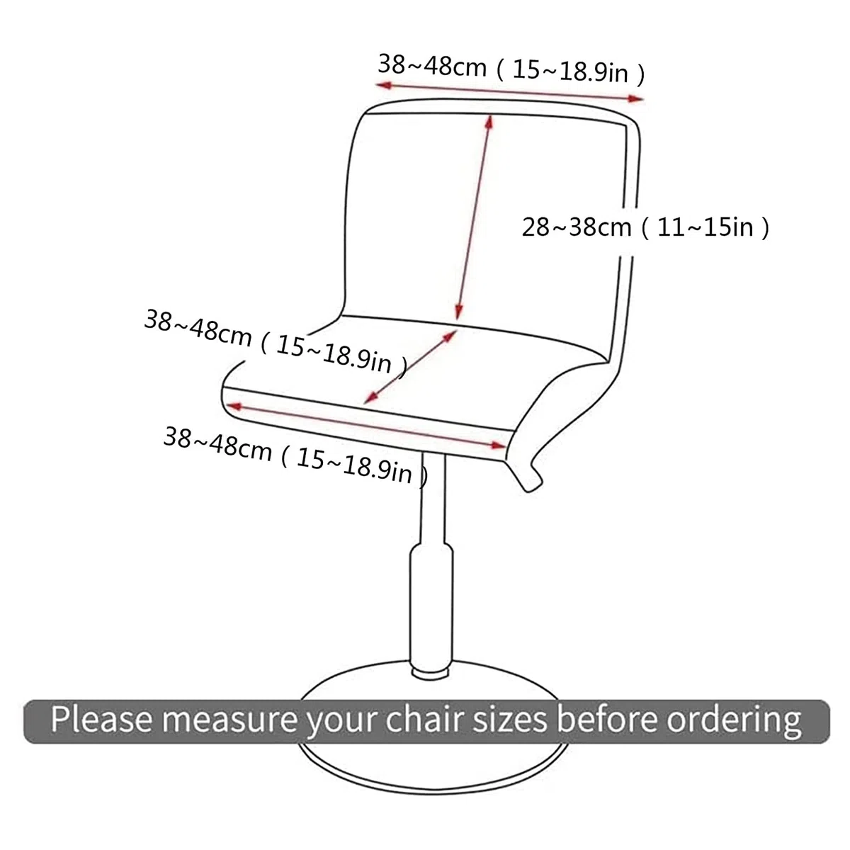Juego de 6/4/2 fundas elásticas para taburete de bar giratorio de terciopelo con respaldo cuadrado, estilo industrial, funda protectora para silla de bar o cocina, funda de silla de bar alta.