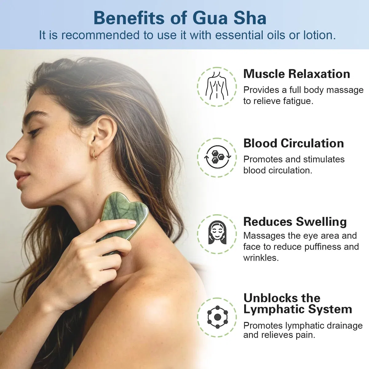 Almohadas Cervicales para Dormir Almohada y Cuello Cervical Antironquidos Ergonómica Apnea Sueño Ortopedica Cojin Anti Espuma Viscoelástica Mariposa Lado Boca Arriba Brazo Soporte Memoria +1 Gua Sha