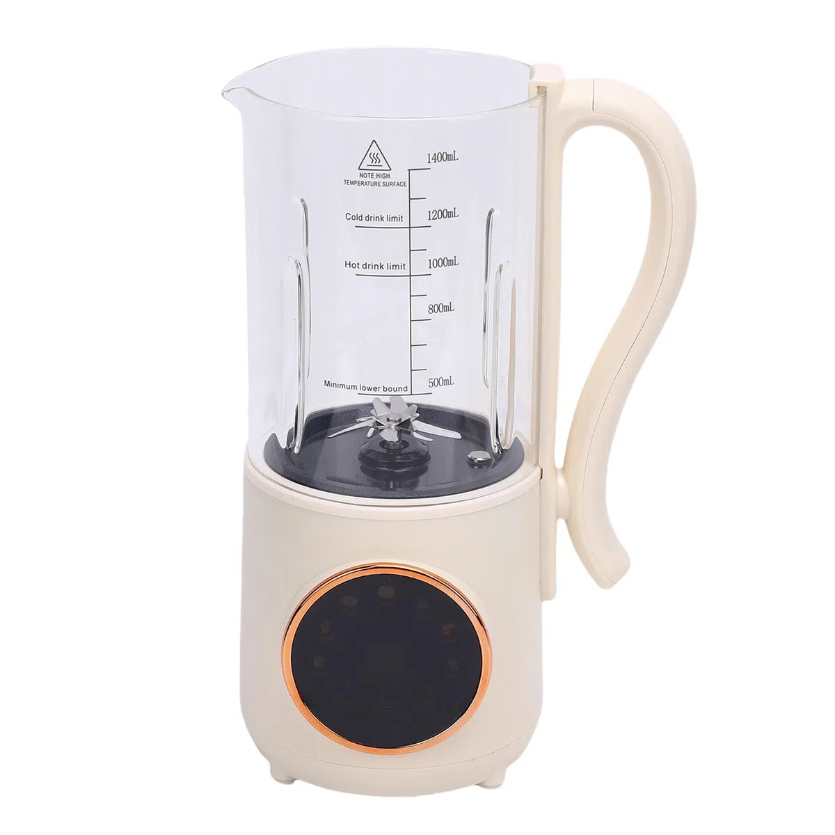 Topiky Máquina Automática para Hacer Leche de Soja, 1400ml, Calentamiento Automático, Máquina de Cocina Multifuncional, Procesador de Alimentos para Bebés para el Hogar, Exprimidor de Leche de Nuez,