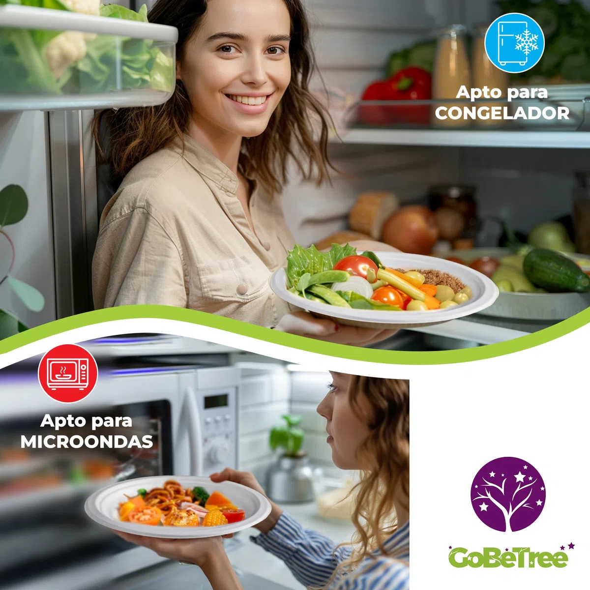 Vajilla Desechable de 200 pcs para 25 personas, Platos desechables de Caña de Azúcar y Cubiertos desechables de Madera, vasos desechables Kraft Para Cumpleaños infantil,fiestas y barbacoas