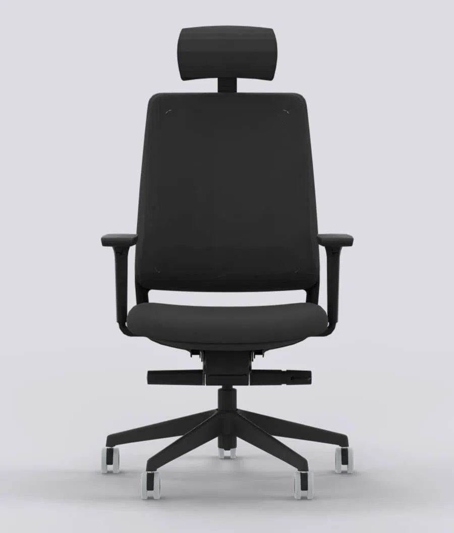 Silla de Oficina ergonómica Negra Top Gama Profesional Sense Silla o sillón de Escritorio