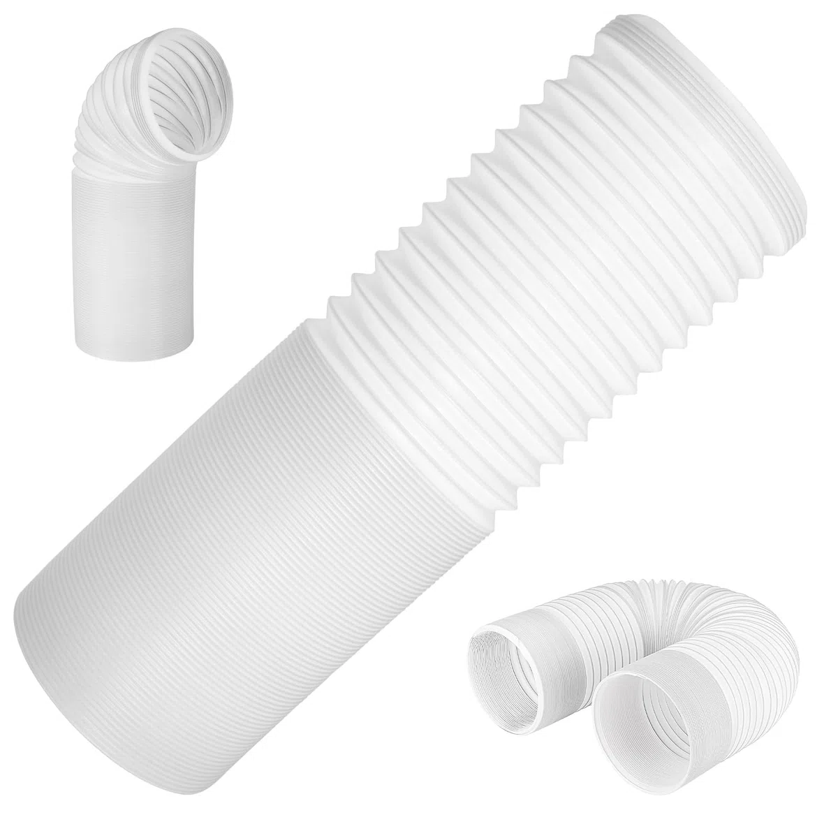 Manguera de aire acondicionado portátil, tubo de aire acondicionado móvil, diámetro de 150 mm y longitud de 200 cm, extensión de tubo AC para aparato de aire acondicionado móvil, secadora de