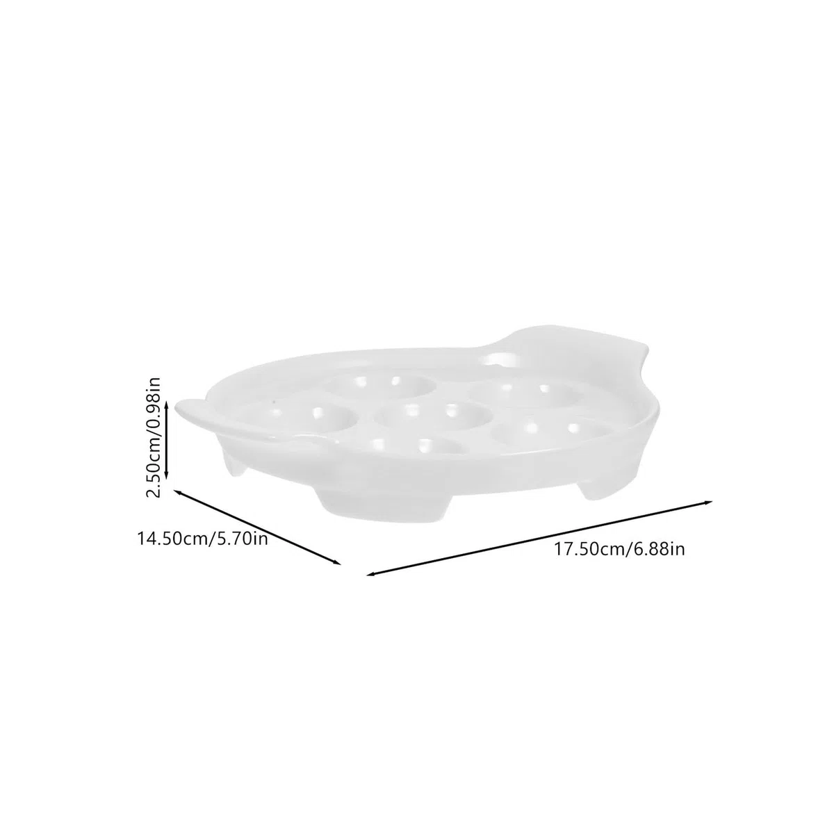 Gatuida 4 piezas Platos Cerámica para Caracoles con Doble Asa Resistente Altas Temperaturas para Horno y Barbacoa Diseño Versátil para Mariscos y Aperitivos