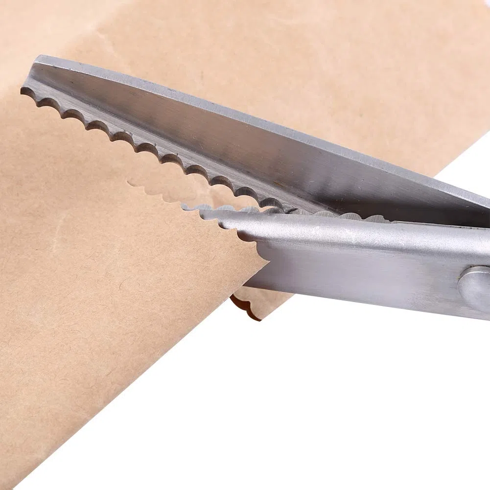 Tijera decorativa para tela con borde redondeado/triangular, tijeras dentadas, tijeras, tijeras, 3, 5, 7 mm (5 mm)