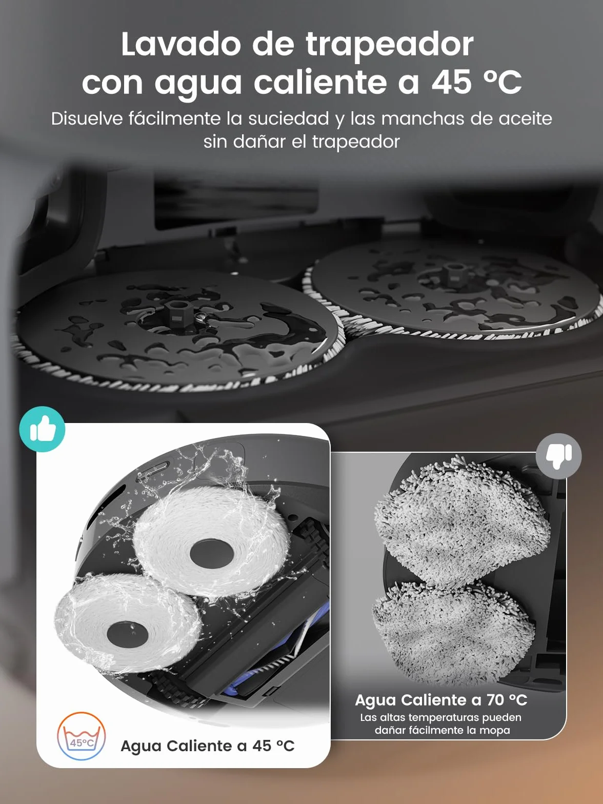 LEFANT M3 Max Robot Aspirador y Fregasuelos, Todo-en-Uno 20000 Pa, 210min, Auto-Lavado/Secado Mopa, Auto-Vaciado 3,2L, dToF Navegación Láser, Evita Obstáculos, WiFi/Alexa/App/i Watch, 2.4G & 5GHz WiFi