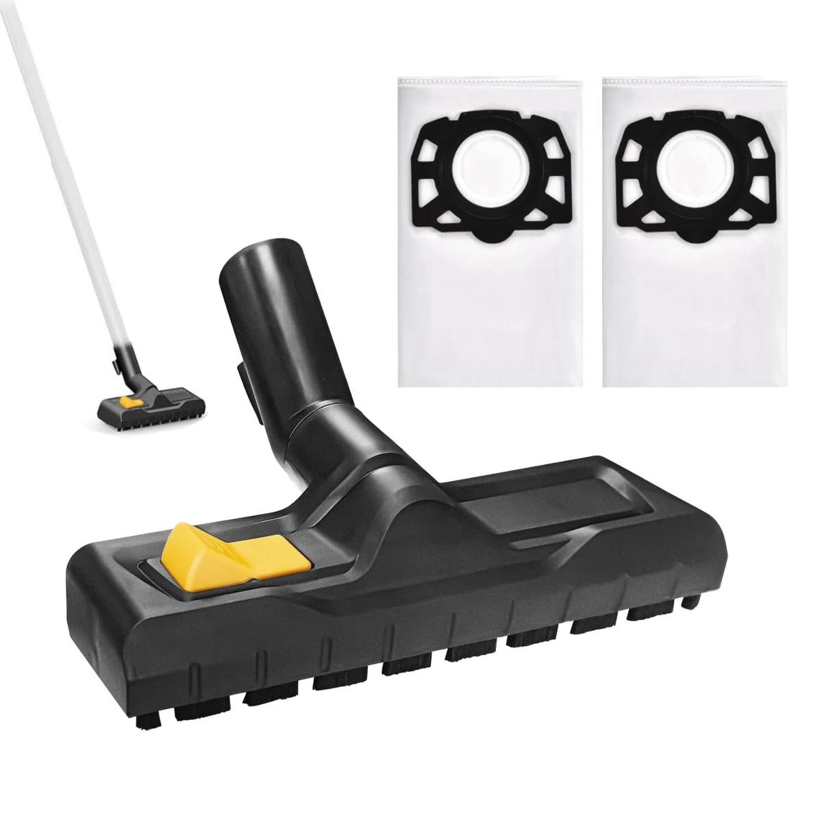 3 piezas para accesorios Karcher WD3 WD5 WD4 WD6, para aspiradoras en seco y húmedo Karcher WD3 WD5 WD4 WD6 accesorios boquilla, repuestos de boquillas para pisos Karcher