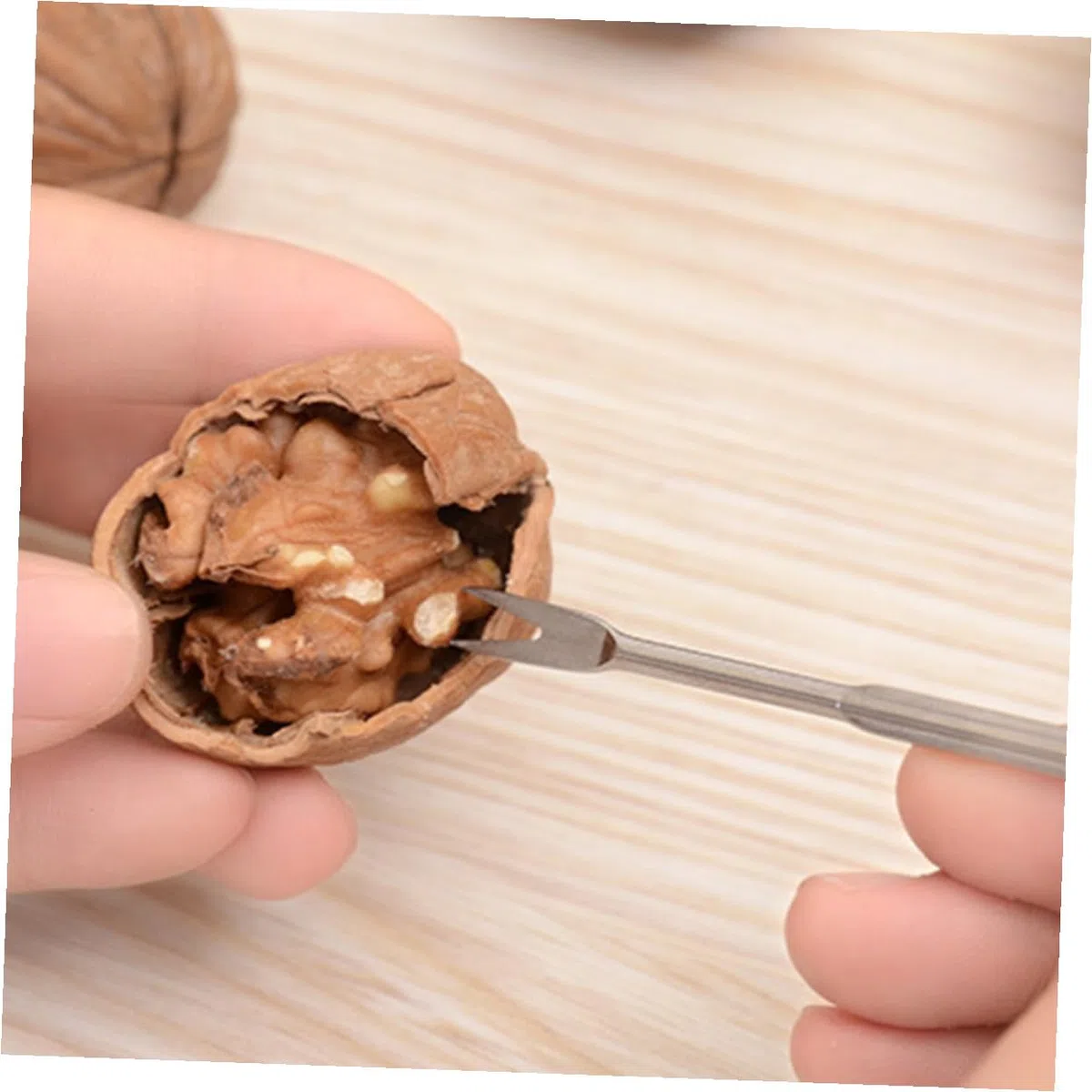 DOITOOL Juego de Herramientas para Buen Agarre Abridor de Langostas Kit para Comer y Tenedores de Nylon, Fácil de Lavar Kit para Comer de 12 Piezas