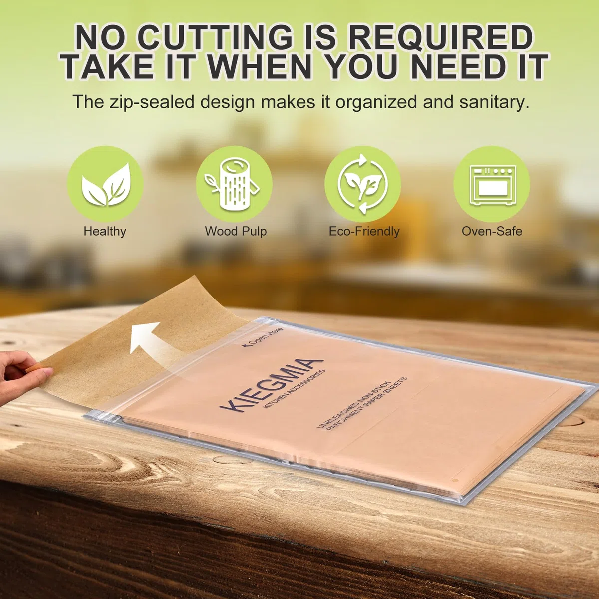 200 hojas de papel pergamino, 12 x 16 pulgadas, papel pergamino precortado sin blanquear, antiadherente, papel de pergamino resistente para hornear, cocinar, asar, freidora de aire, vaporizar, apto