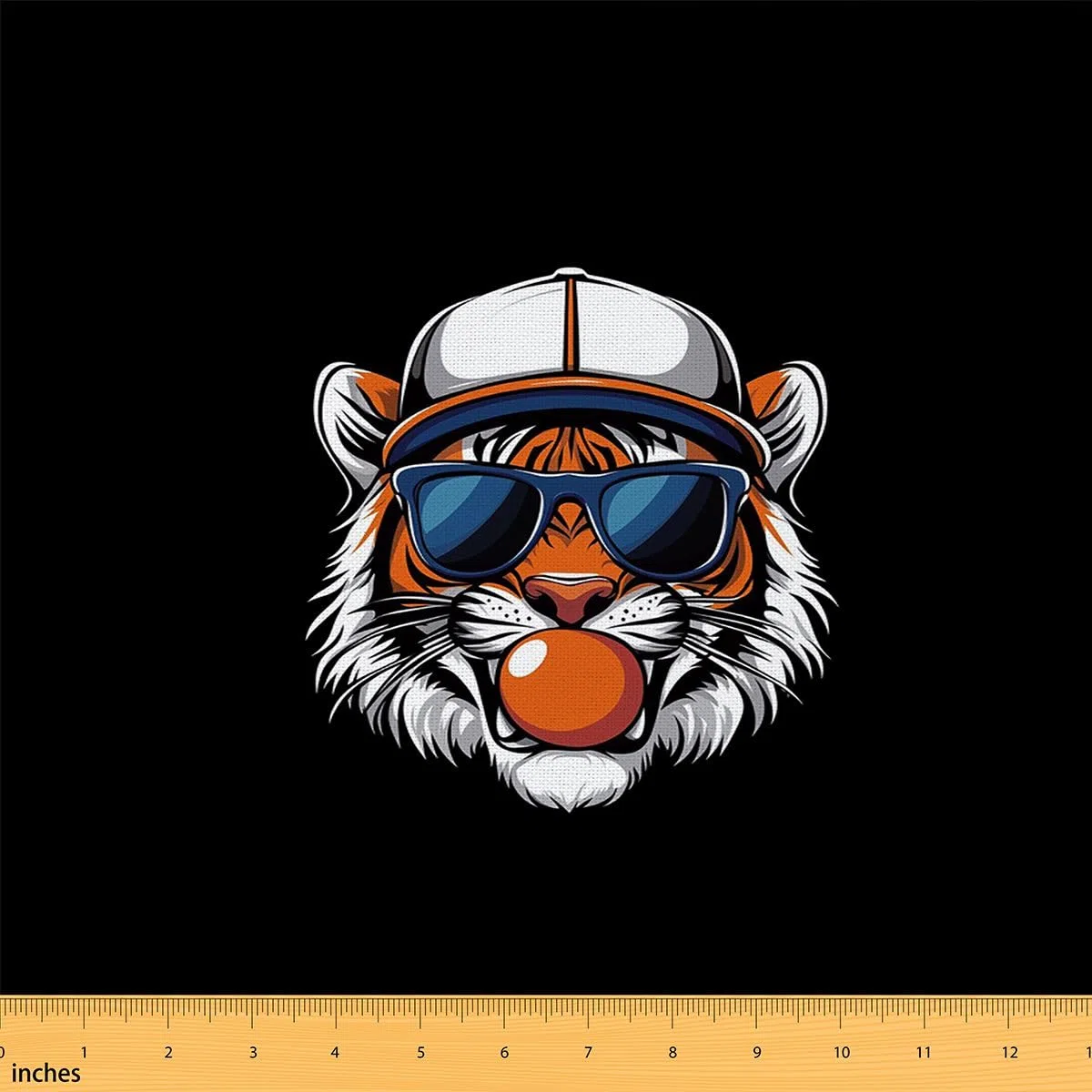 Homemissing Tela de tigre por The Yard para tapicería de béisbol y juegos, animales salvajes, proyectos de costura, manualidades, safari, gato, impresión de 920 x 150 cm, regalo para los amantes del