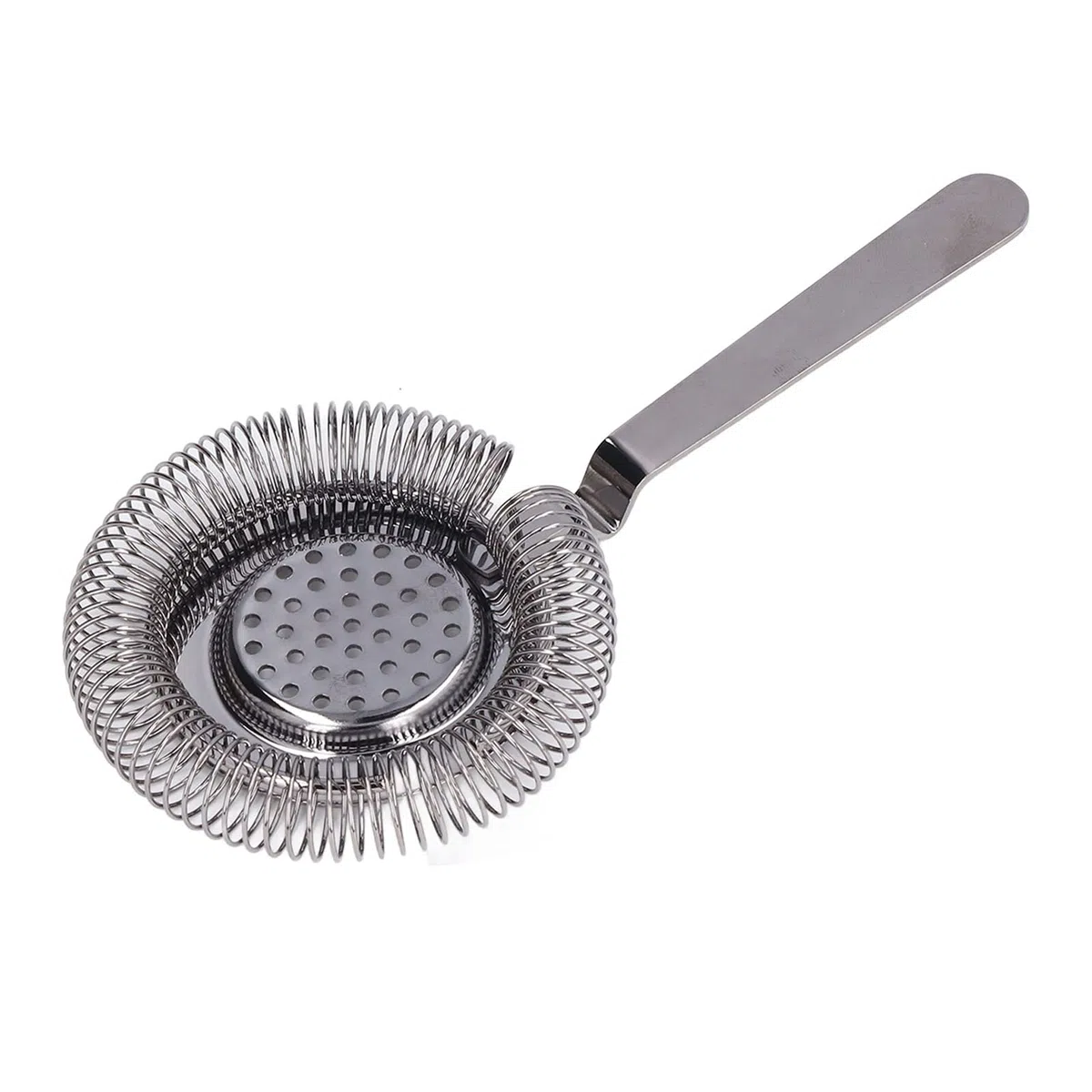 Colador de cóctel Colador de barra multifuncional Filtrado fino Cuchara de acero inoxidable profesional Bar Herramientas de vino para Bartending Restaurante Fiesta(01)