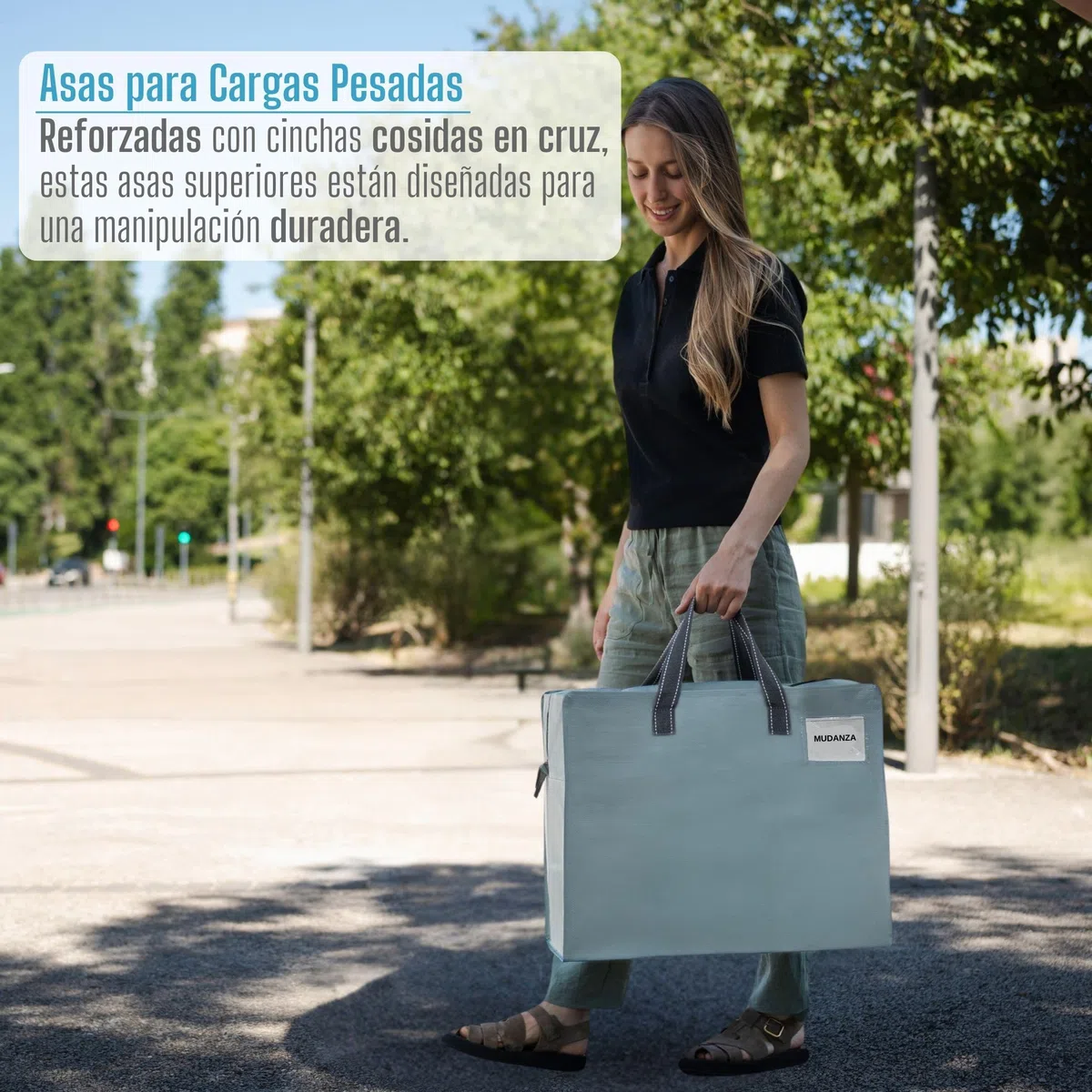 VENO 50 Litors Bolsas de Almacenamiento Pequeñas,Bolsa organizadora,bolsa de mudanza,transporte, camping, Ropa de Cama, Edredones, Almohadas, Mudanza (S Azure-Pack de 4)