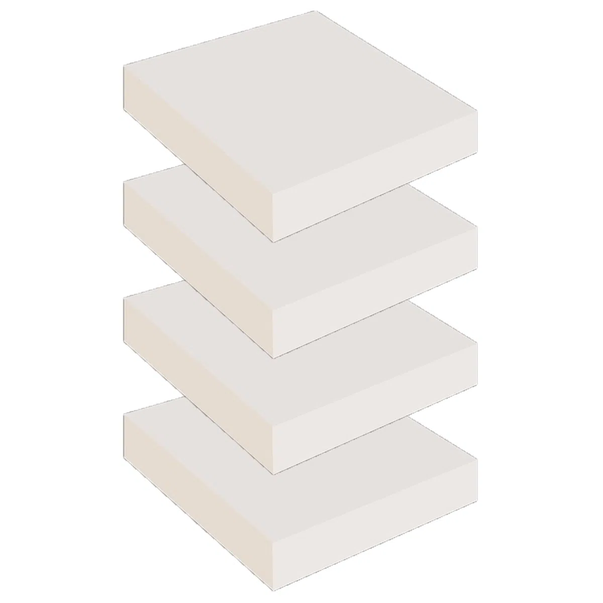 Elevadores de Muebles de Silicona Elevadores de Sofá Blancos Soporta hasta 1000 kg Pies de Soporte Resistentes 4 Patas para Muebles, para Mesa Cama Silla Escritorio (50 × 50 × 50mm)