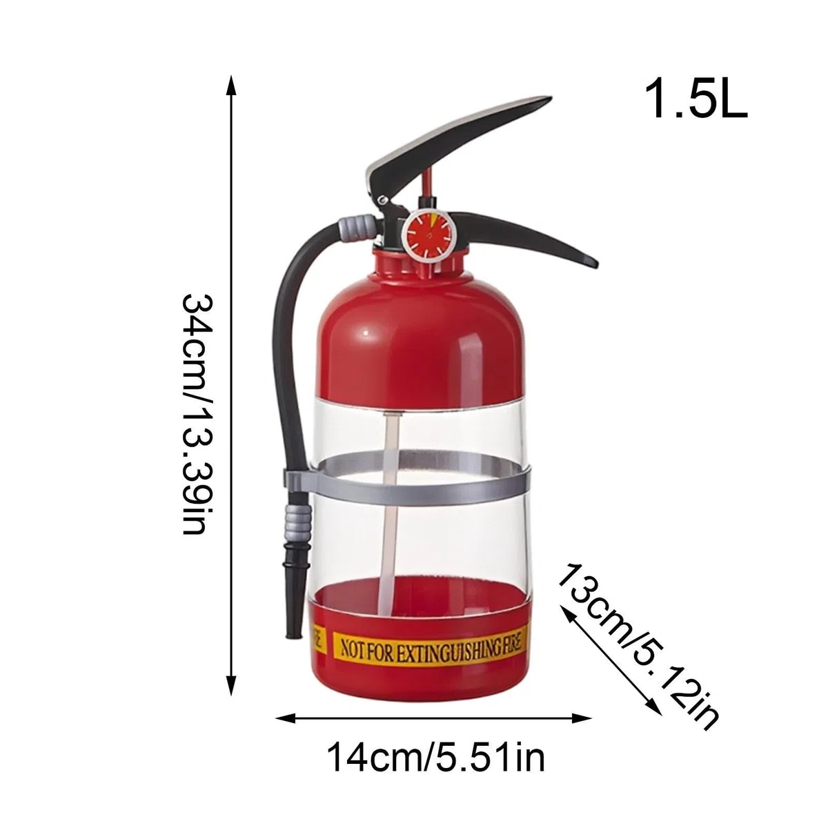 Dispensador de cerveza para bar, extintor de incendios, dispensador de bebidas frías, para camareros, mujeres, hombres, hogar, oficina, fiestas, restaurante, cafetería, barbacoa, reunión, boda, picnic