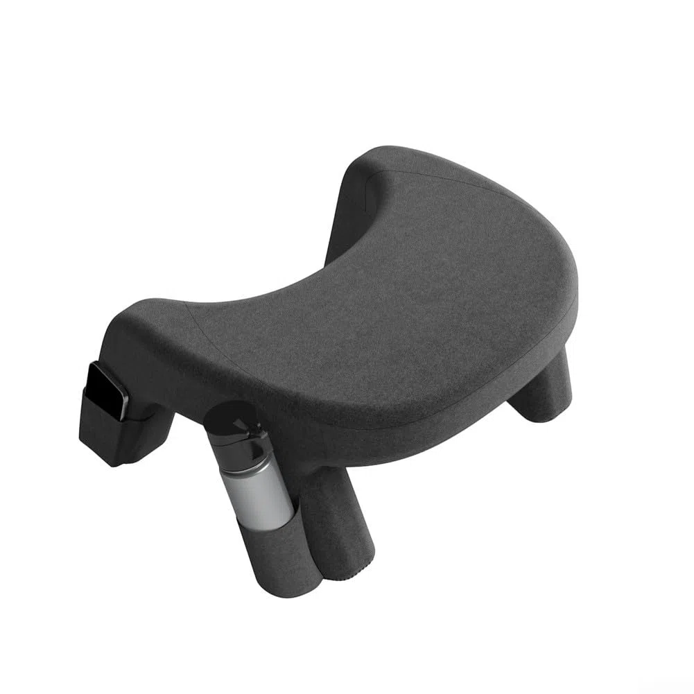 ReachMall Almohada ortopédica con diseño de cuña para leer, jugar, ver la televisión, color negro, 58 cm (gris oscuro)