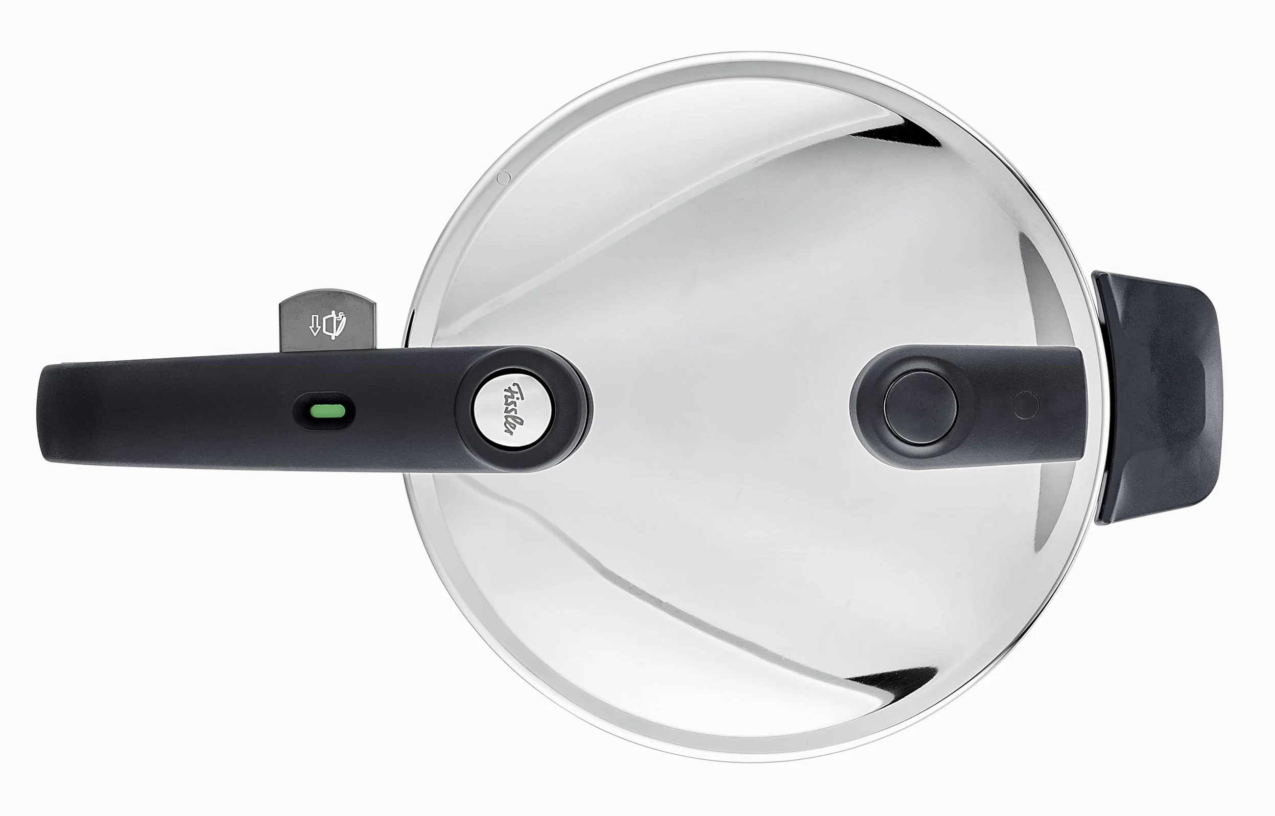 Fissler Vitaquick Olla a presión de 3,5 l y 22 cm de diámetro, acero inoxidable, 2 niveles de cocción, fabricada en Alemania, inducción