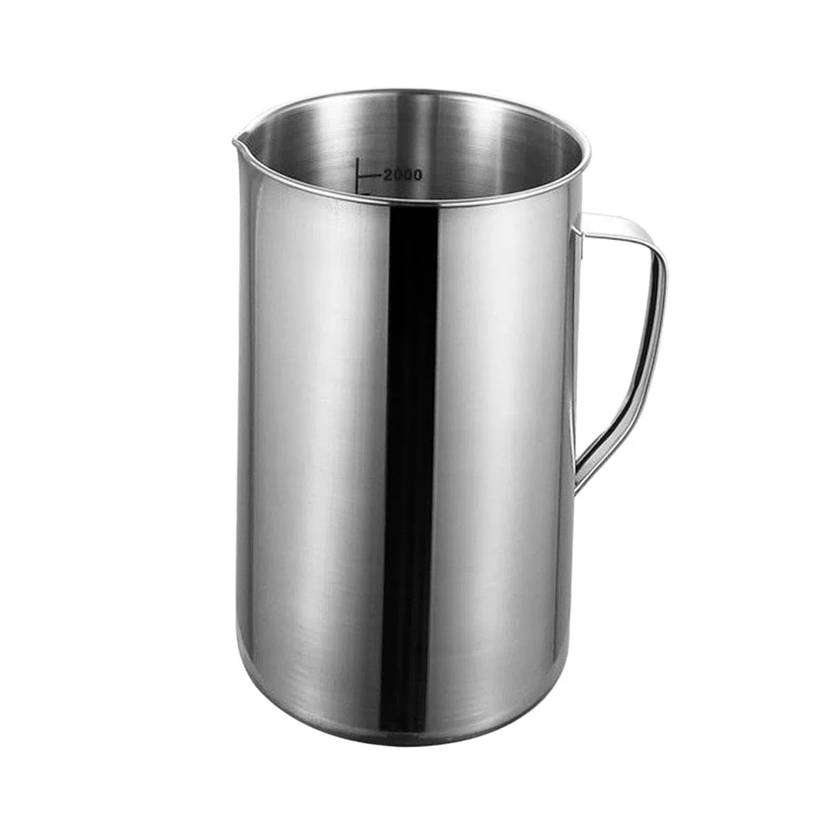 Medidor de Acero Inoxidable 304 con Marcas de Graduación, Vaso de Laboratorio de 1000ml Vaso para Laboratorio, Líquido Duradero para Cocina