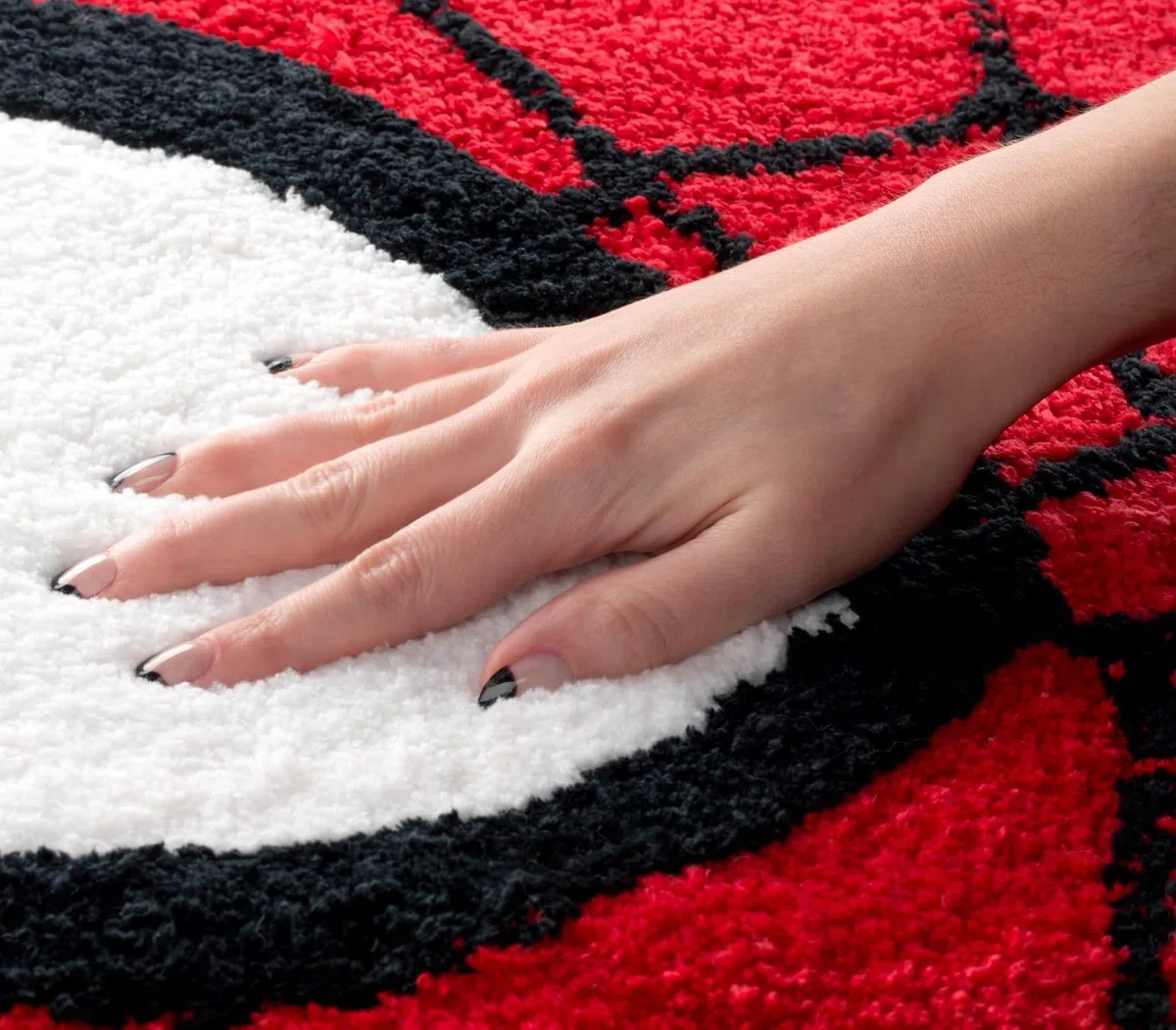 Jay Franco Marvel Spiderman - Alfombrilla de baño suave y antideslizante, 51 x 77 cm, alfombra de felpa para baño